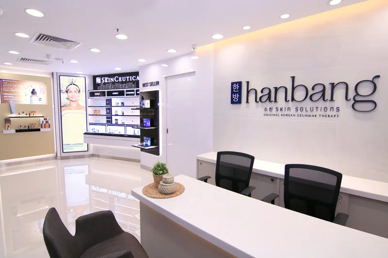 Reception at Hanbang Skin Solutions, Wheelock Place